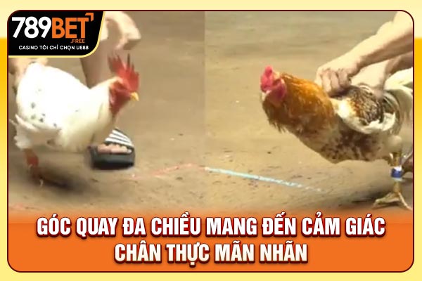 Góc quay đa chiều mang đến cảm giác chân thực mãn nhãn Góc quay đa chiều mang đến cảm giác chân thực mãn nhãn