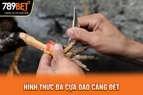 Hình thức đá cựa dao căng đét