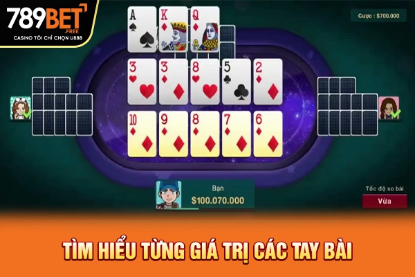 Tìm hiểu từng giá trị các tay bài Tìm hiểu từng giá trị các tay bài